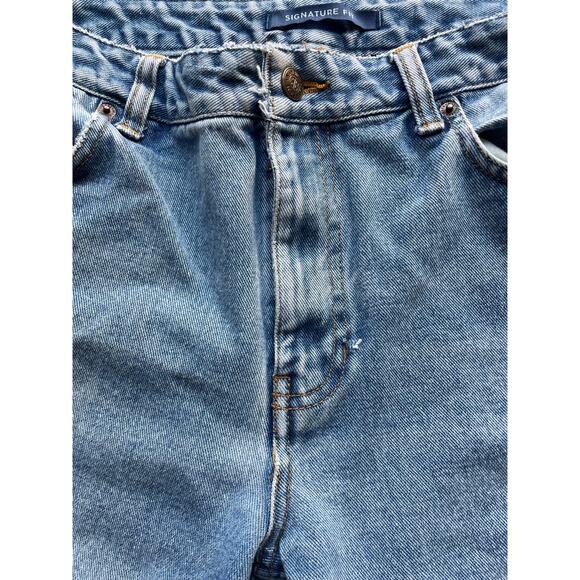 Y2K Distressed Bill Blass High Rise Signature fit Jeans Size 12 - Picture 7 of 8